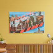 Grote letterscènes - Monument Valley, UT Canvas Afdruk (Insitu (Woonkamer))