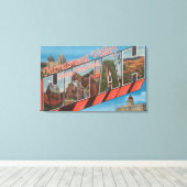 Grote letterscènes - Monument Valley, UT Canvas Afdruk (Insitu (Houten vloer))