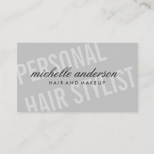 Grote lettertype / dynamisch visitekaartje