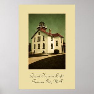 Grote lichte verplaatsing poster