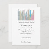 Grote Lichten Grote Stad Bewegende aankondiging (Voorkant / Achterkant)