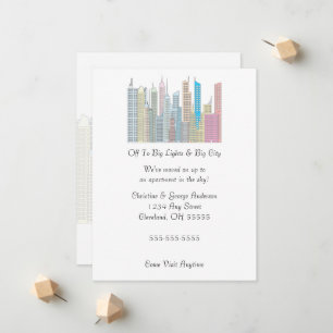 Grote Lichten Grote Stad Bewegende aankondiging