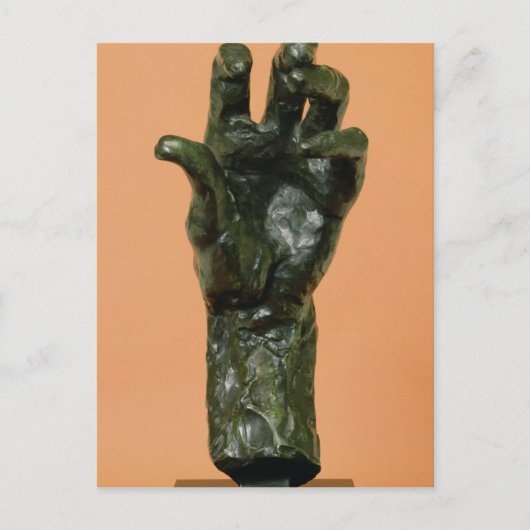 Grote linkerhand (brons) briefkaart (Voorkant)