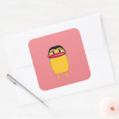 Grote lippen Lady Sticker (Envelop)