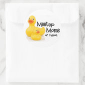 Grote Logo Ronde Sticker (Tas)