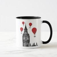 Grote luchtballonnen van Ben en Red Hot Air