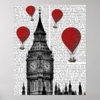 Grote luchtballonnen van Ben en Red Hot Air