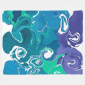 Grote maat Fleece Deken (Voorkant (Horizontaal))