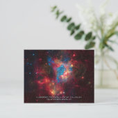 Grote Magellanic Cloud Superbubble in Nebula N44 Briefkaart (Staand voorkant)