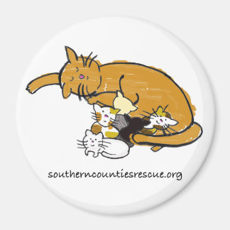 Grote magneet (ronde Kat Logo)