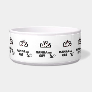 Grote mamma ontwerp voor koele katten voerbakje