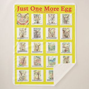 Grote mand nog maar één eitje sherpa deken