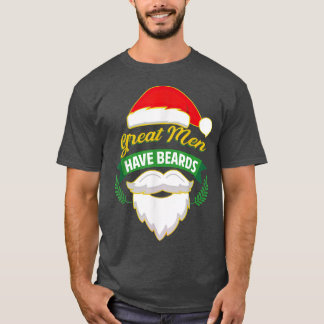Grote Mannen hebben de kerstman van de baard T-shirt
