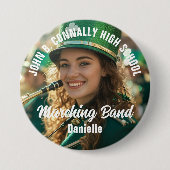 Grote Marching Band Foto High School Brag Ronde Button 7,6 Cm (Voorkant)