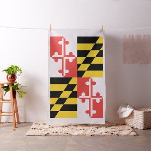 Grote maryland Flag Pima Cotton (54-inch breedte) Stof