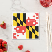 Grote Maryland vlag servetten (Insitu)