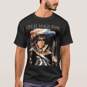 Grote Mega King Verenigde Staten vlag Ultra Maga T T-shirt