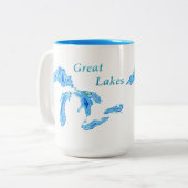 Grote Meren 15 Oz Mok (Voorkant links)