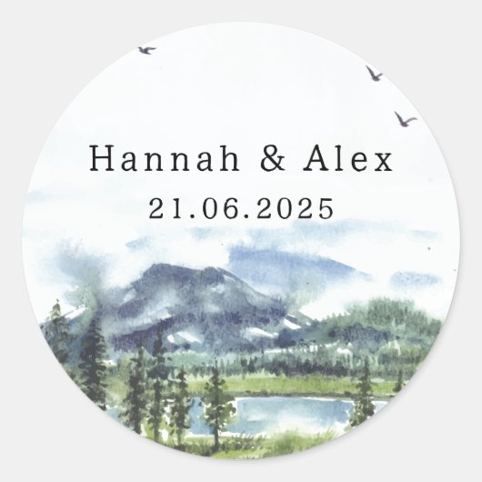 Grote Meren Envelope Stickers (Voorkant)