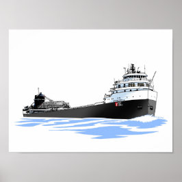 Grote Meren Freighter Benson Ford (3) Poster
