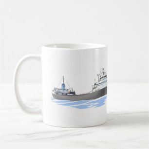 Grote Meren Freighter Ernest R. Breech Koffiemok