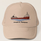 Grote Meren Freighter Joseph H. Thompson Trucker Pet (Voorkant)