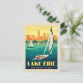 Grote Meren | Lake Erie Briefkaart (Staand voorkant)