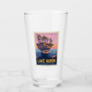 Grote Meren   Lake Huron Glas