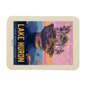 Grote Meren | Lake Huron Magneet (Horizontaal)