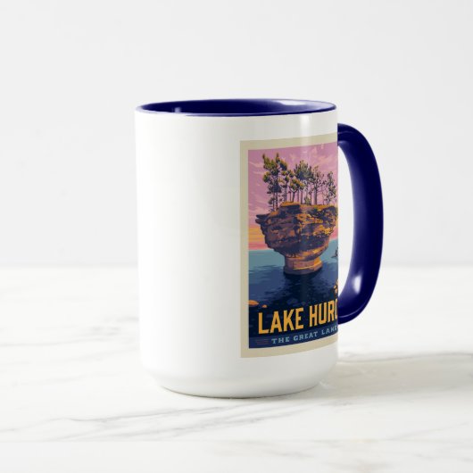 Grote Meren | Lake Huron Mok (Voorkant rechts)