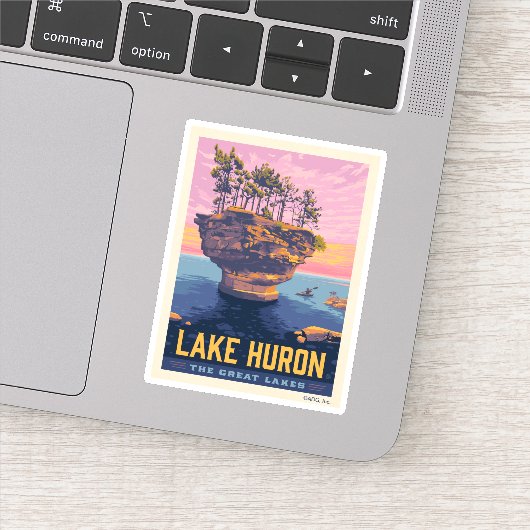 Grote Meren | Lake Huron Sticker (Detail)