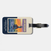 Grote Meren | Lake Michigan Bagagelabel (Achterkant horizontaal)