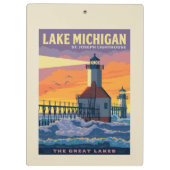 Grote Meren | Lake Michigan Klembord (Achterkant)