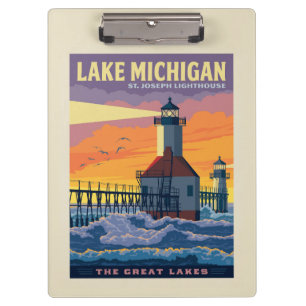 Grote Meren Lake Michigan Klembord