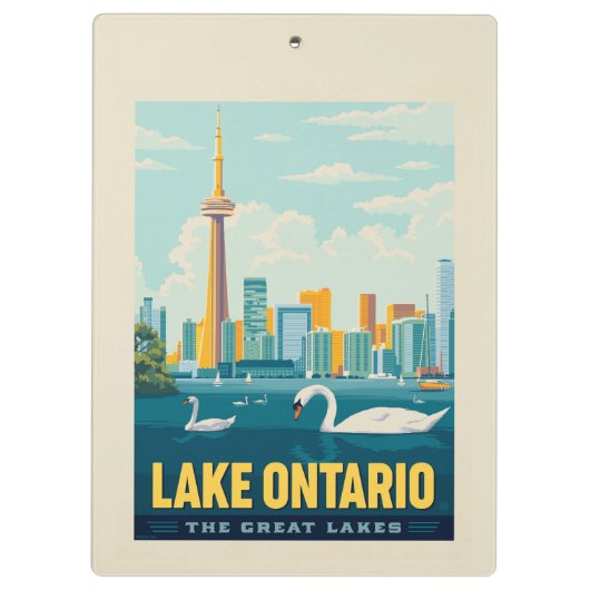 Grote Meren | Lake Ontario Klembord (Achterkant)