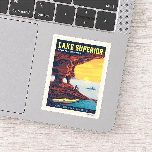 Grote Meren | Lake Superior Sticker (Detail)