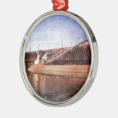  Grote Meren Metalen Ornament (Links)