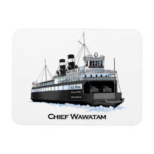 Grote Meren Schroefschip Wawatam Magneet