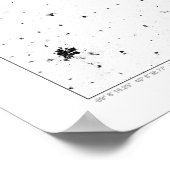 Grote meren Steden Census Dotmap Poster (Hoek)