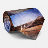 Grote Meren Stropdas (Opgerold)