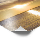 GROTE MEREN SUNSET. FOTO AFDRUK (Hoek)