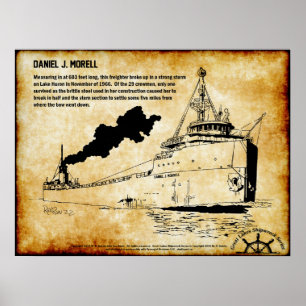 Grote Meren uit de scheepswreck-reeks: Daniel J Mo Poster