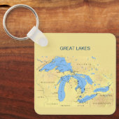 Grote Meren uit Noord-Amerika Sleutelhanger (Voorkant)