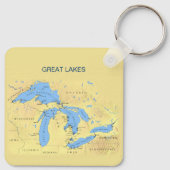 Grote Meren uit Noord-Amerika Sleutelhanger (Achterkant)