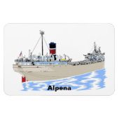 Grote Meren, vrachtschip Alpena Magneet (Horizontaal)