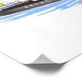 Grote meren, vrachtschip Arthur B. Homer Poster (Hoek)