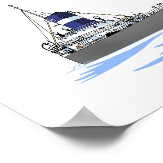 Grote Meren, vrachtschip Benson Ford (1) Poster (Hoek)