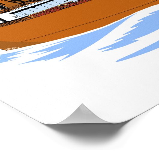 Grote meren vrachtschip Hon. James L. Oberstar Poster (Hoek)