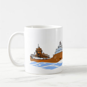 Grote Meren, vrachtschip Kaye E. Barker Koffiemok