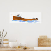 Grote Meren, vrachtschip Lee A. Tregurtha Poster (Keuken)